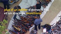 États-Unis : plus de 1 000 armes à feu découvertes dans une maison cossue