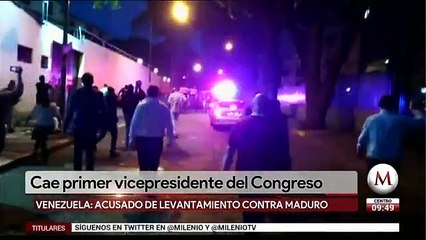 Cae primer vicepresidente del Congreso en Venezuela