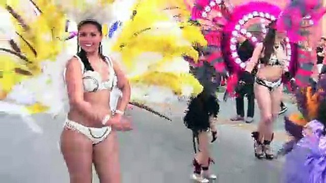 Bolivian and Peruvian dance music show and festival in Santiago, Chile