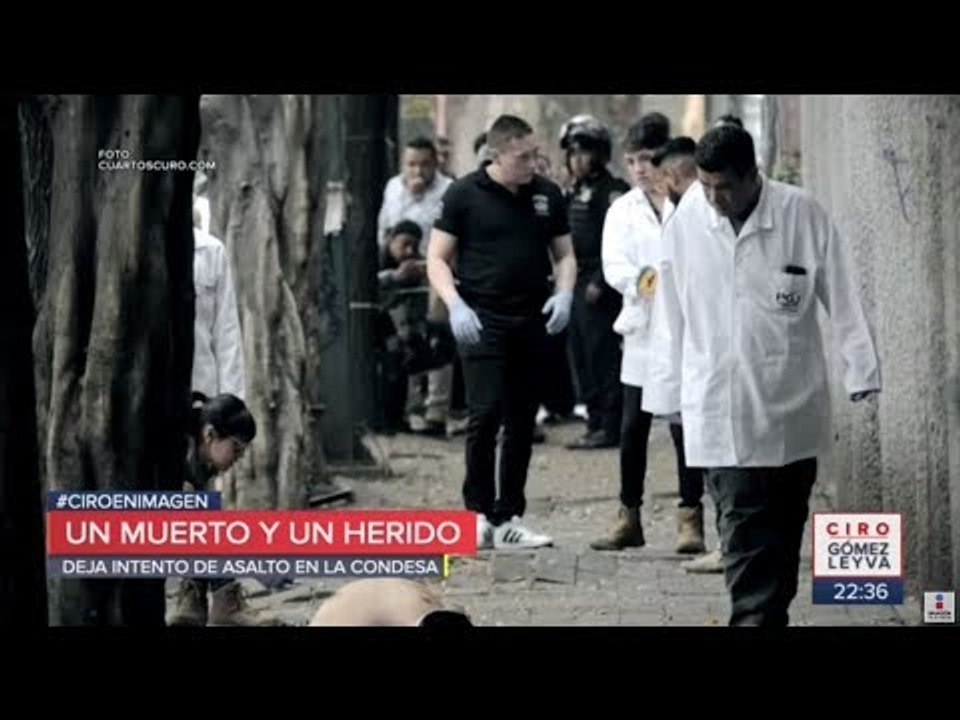 Asaltan a periodista Héctor de Mauleón en la Condesa | Noticias con Ciro Gómez Leyva