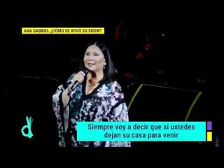 Ana Gabriel fue ovacionada por el público de Aguascalientes | De Primera Mano