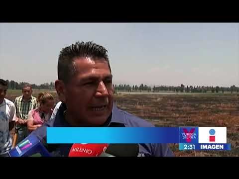 La tierra arde en Chalco por un fenómeno ambiental | Noticias con Yuriria Sierra