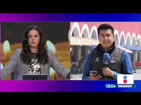 Despiden a Santiago, el niño que murió por una bala perdida en Puebla | Noticias con Yuriria