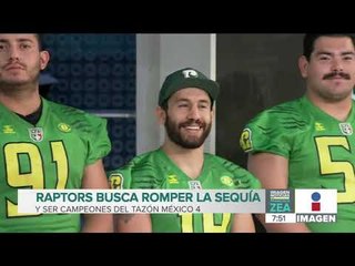 Los Raptors avanzan a su tercer Tazón en México | Noticias con Francisco Zea