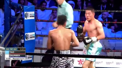 SHOWREEL KNOCKOUT! - WATCH SULTAN ZAURBEK PRODUCE BRUTAL KNOCKOUT OF CHENGHONG TAO IN DUBAI