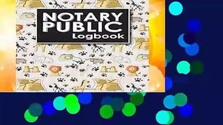 Any Format For Kindle  Notary Public Logbook: Notarial Record Book, Notary Public Book, Notary