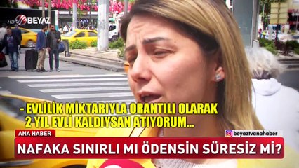 Nafaka tartışması sokağı da ikiye böldü