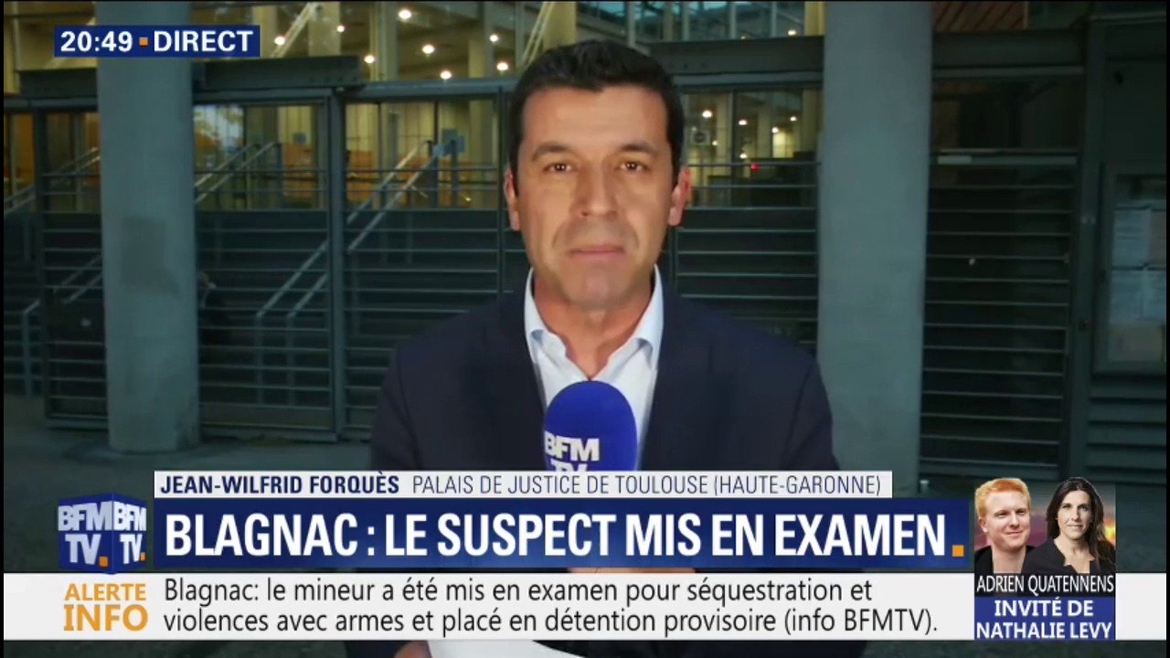 Blagnac: le mineur a été mis en examen pour séquestration et violences avec armes et placé en détention provisoire