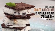 How to Make Ginger-Chocolate Chunk Ice Cream Sandwiches