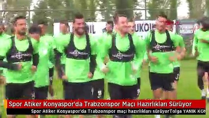Spor Atiker Konyaspor'da Trabzonspor Maçı Hazırlıkları Sürüyor