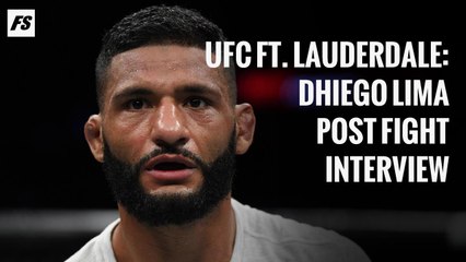 UFC Ft. Lauderdale: Dhiego Lima post-fight interview