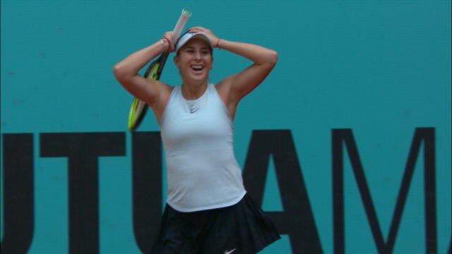 Madrid - Bencic s'offre la N.1 mondiale Osaka