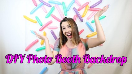 DIY Photo Booth Backdrop