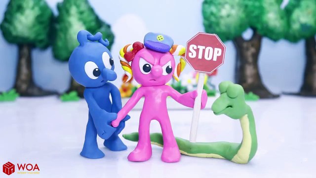 CLAY MIXER BUILDING COLOR TOY BOXES Stop Motion Cartoons Animation