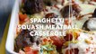 Spaghetti Squash Meatball Casserole