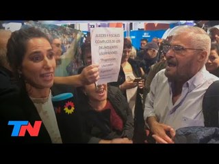 Militantes K hostigaron a una periodista de TN y eltrece en la Feria del Libro