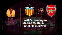 Hasil Liga Europa, Hattrick Aubameyang Antarkan Arsenal ke Final dan Singkirkan Valencia