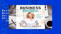 Best product  Business Boutique: A Woman's Guide for Making Money Doing What She Loves - Christy