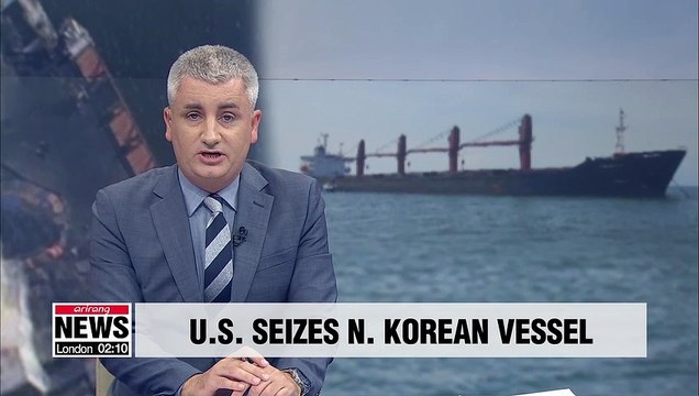 U.S. seizes N.Korean coal vessel that was accused of violating sanctions