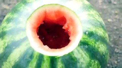EXPERIMENT- LAVA vs WATERMELON