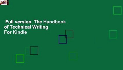 Full version  The Handbook of Technical Writing  For Kindle