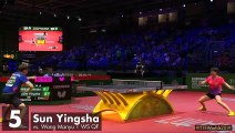 Top 5 Forehand Shots | Liebherr 2019 World Table Tennis Championships