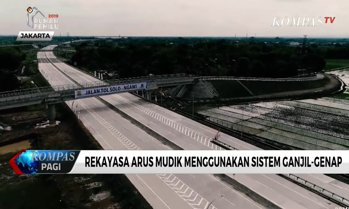 Rekayasa Arus Mudik Menggunakan Sistem Ganjil-Genap