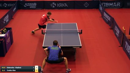Vladimir Sidorenko vs Tilen Cvetko | 2019 ITTF Challenge Slovenia Open (Group)