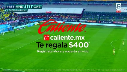 Roger Martínez Goal - Club América vs Cruz Azul 2-1