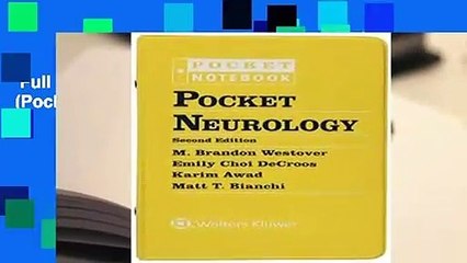 Full version  Pocket Neurology (Pocket Notebook Series) Complete