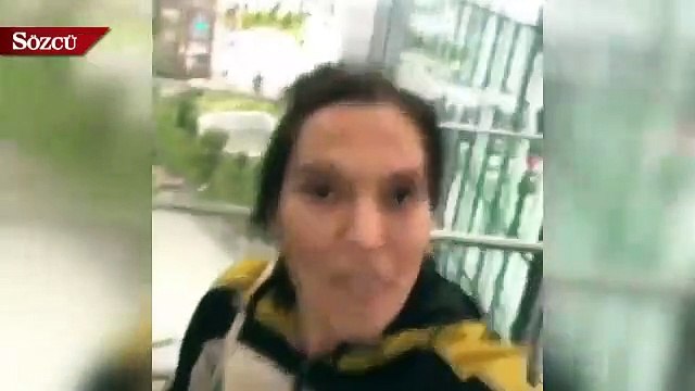 Demet Akalın yeni havalimanının camlarını beğendi!