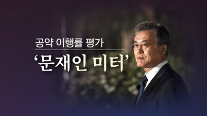 [더뉴스 앵커리포트] 대통령 공약 이행률 평가... '문재인 미터'란? / YTN