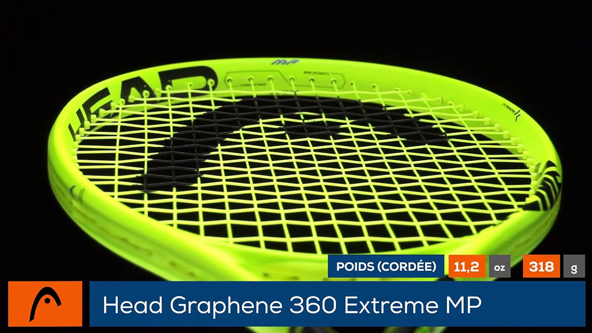 Tennis Test Matériel - On a testé pour vous la Head Graphene 360 Extreme MP  - Vidéo Dailymotion