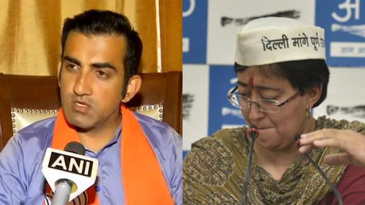 Gautam Gambhir का Atishi Marlena, Arvind Kejriwal, Manish Sisodia को मानहानि नोटिस | वनइंडिया हिंदी