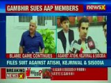 Gautam Gambhir sends Defamation Notice to Atishi Marlena, Arvind Kejriwal and Manish Sisodia