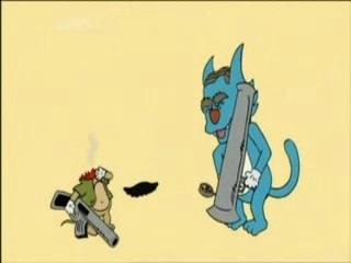 2DTV - Bush Saddam play Itchy Scratchy in Bushy & Saddamy Sh