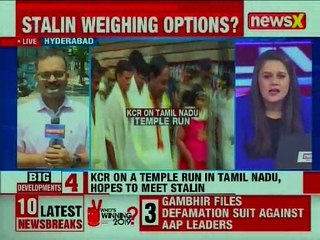 K Chandrashekar Rao on a Temple Run in Tamil Nadu, hopes to meet MK Stalin, Lok Sabha Election 2019