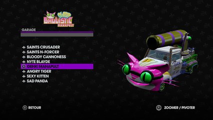 Saints Rows sélection véhicules