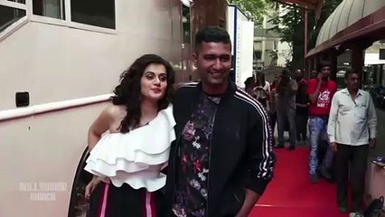 Vicky Kaushal AND Taapsee Pannu SHOOT NEHA Dhupia VOGUE SHOW