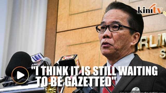 Minister: Harapan cabinet posts not yet gazetted