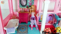Barbie Rapunzel Elsa dolls Dress up Violet Purple Color clothes Gaun ungu Barbie Vestido roxo | Karla D.