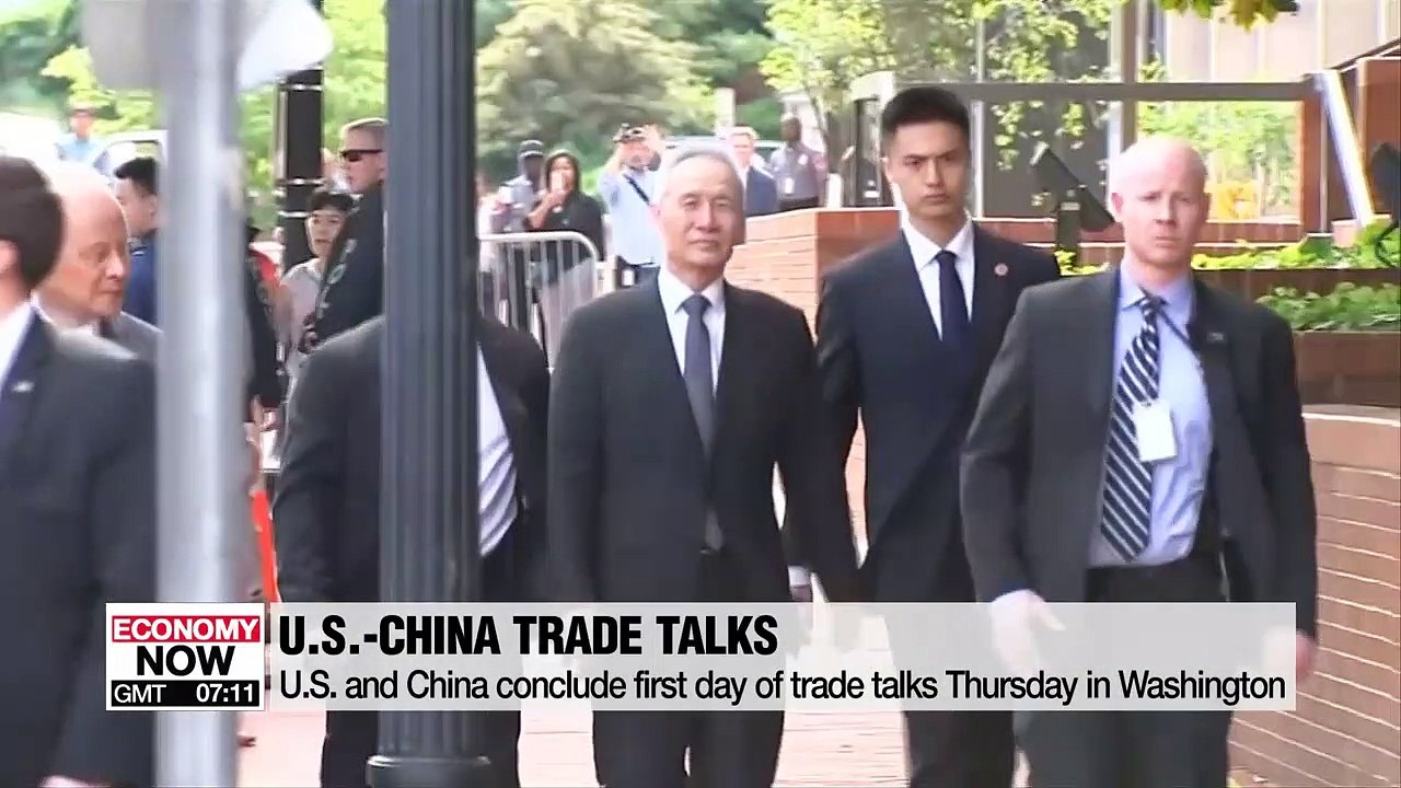 First day of U.S.-China trade talks; Trump's tariff hikes take effect