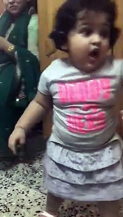 Cute girl dancing