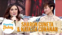 Natasia gets emotional when she started sharing about Sharon's help in her life | Magandang Buhay