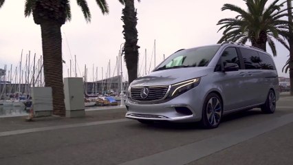 The new Mercedes-Benz Concept EQV Driving Video