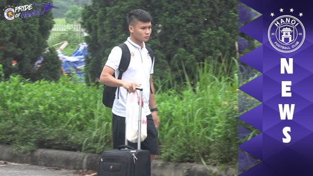 CLB Hà Nội di chuyển tới Xứ Thanh, sẵn sàng cho cuộc đối đầu với Thanh Hóa tại V.League | HANOI FC