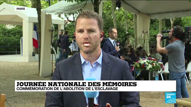 En France, cérémonie de commémoration de l'abolition de l’esclavage