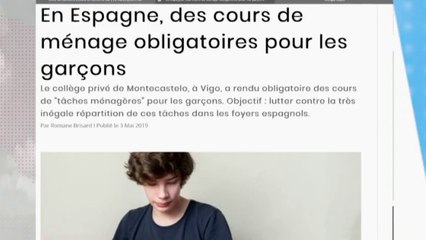 Des cours de ménage obligatoires pour les garçons