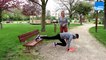 LA MINUTE FORME - Muscler ses abdos avec un simple banc de parc