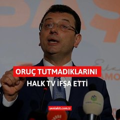 Oruç tutmadıklarını Halk TV’de ifşa ettiler